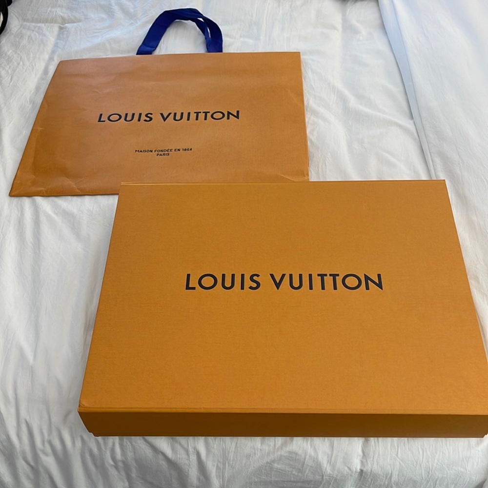 Louis Vuitton box with bag